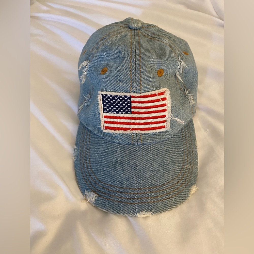NWOT David & Young Co Patriotic Adjustable Hat - Picture 9 of 10